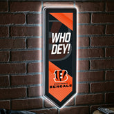 LED Wall Decor, Pennant, Cincinnati Bengals - NFL Home