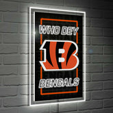 Cincinnati Bengals NFL Football Rectangle Neolite LED Decor - NFL Home