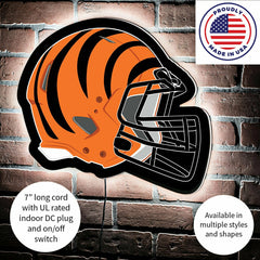 LED Wall Decor, Helmet, Cincinnati Bengals - NFL Home