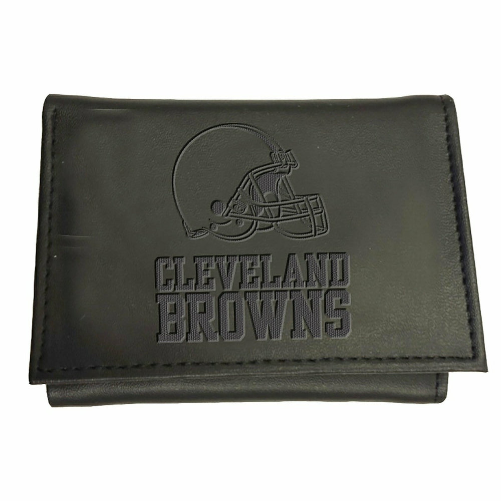 Cleveland Browns, Tri-Fold Wallet, Black - NFL Home