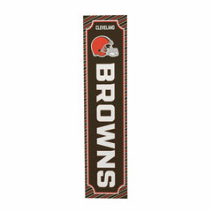 Cleveland Browns Winter Seasonal Double Sided Large Leaner, 46" - NFL Home