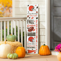 Cleveland Browns Fall Seasonal Double Sided Large Leaner, 46" - NFL Home