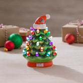 8" LED Ceramic Christmas Tree, Cleveland Browns - NFL Home