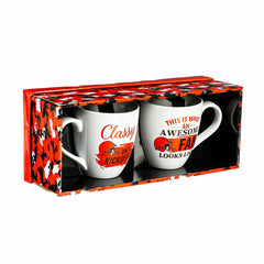 Cleveland Browns, Ceramic Cup O'Java 17oz Gift Set - NFL