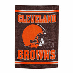 Cleveland Browns Embossed Suede House Flag - NFL Home
