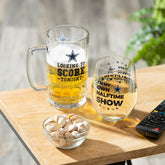 Dallas Cowboys, Stemless 17OZ Wine & Beer 16 OZ Gift Set - NFL