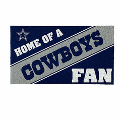 Dallas Cowboys, PVC Mat COLOR, Home of a Fan - NFL