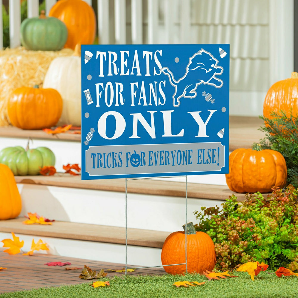 Detroit Lions Yard Sign, Halloween Treats for Fans - NFL Home