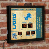 Bluetooth Scoreboard Wall Clock, Detroit Lions - NFL Home