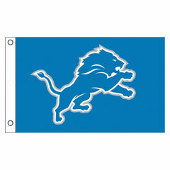 Detroit Lions Single Sided Flag w/ 2 Grommets, 3'x5' - NFL Home