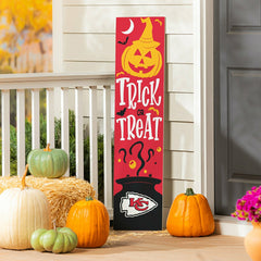 47" Double Sided Leaner, Kansas City Chiefs, Halloween - NFL Home