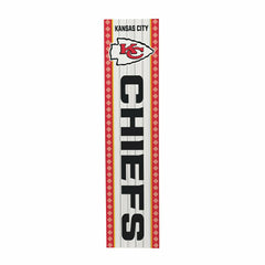 47" Double Sided Leaner, Kansas City Chiefs, Christmas - NFL Home