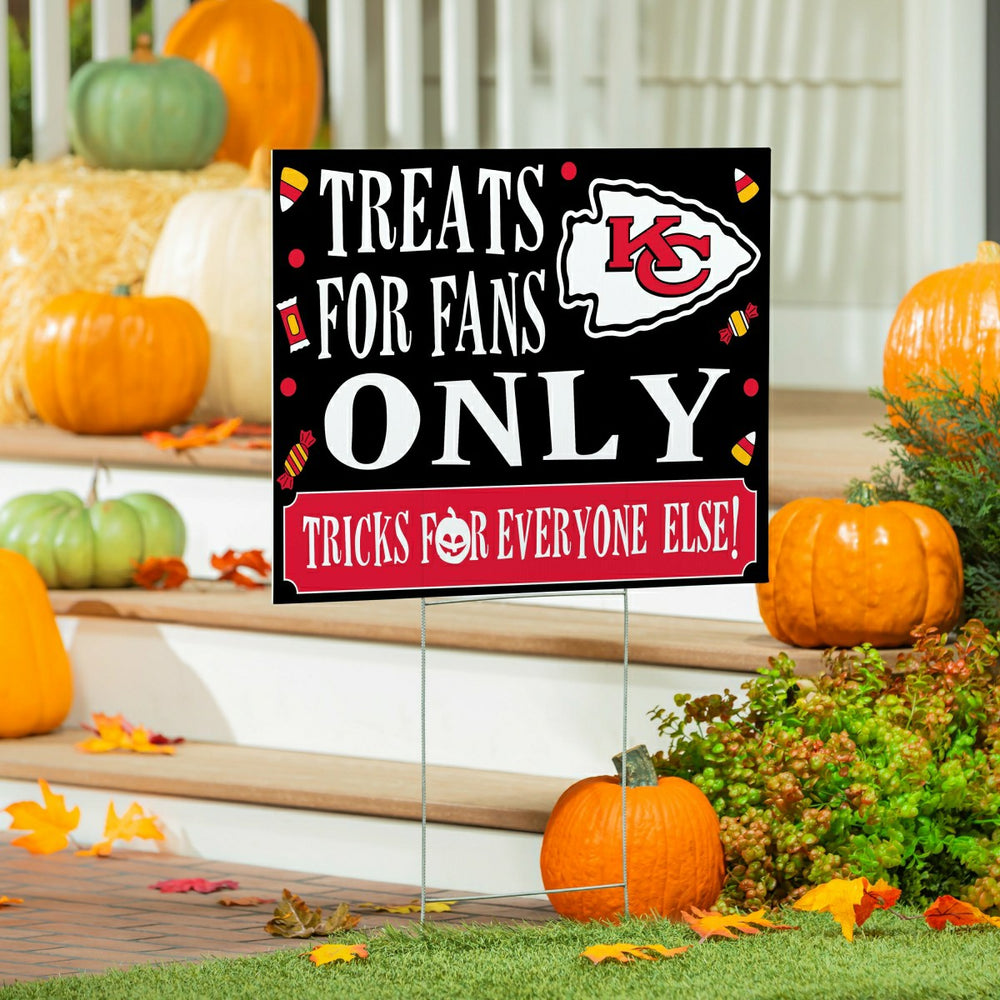 Kansas City Chiefs Yard Sign, Halloween Treats for Fans - NFL Home