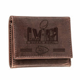 Kansas City Chiefs, Wallet, Tri-Fold, SB58 Champions, Brown - NFL Home