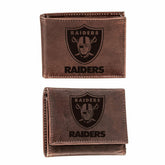 Las Vegas Raiders, Bi-Fold and Tri-Fold Wallet Gift Set, Brown - NFL Home