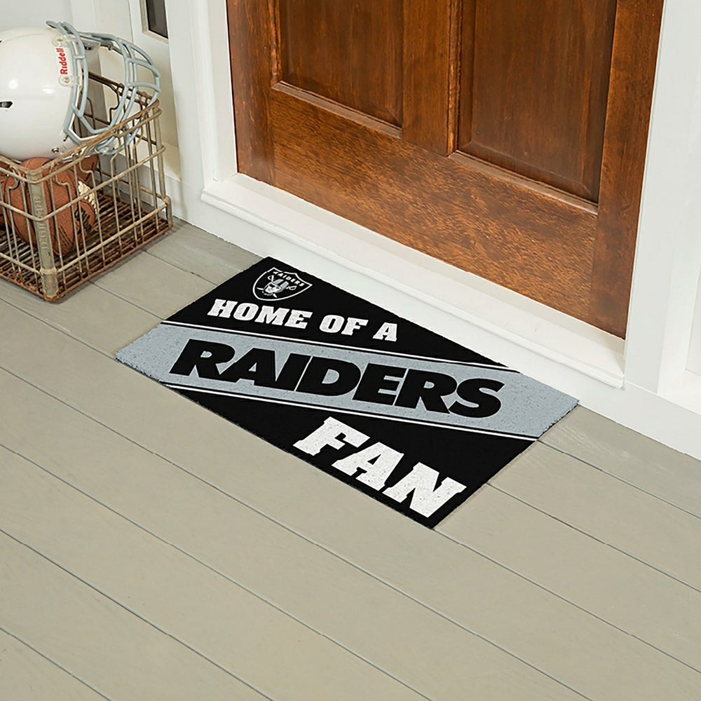 Oakland Raiders, PVC Mat COLOR, Home of a Fan - NFL