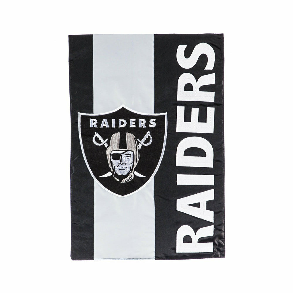 Oakland Raiders Embellished Garden Flag - NFL Home