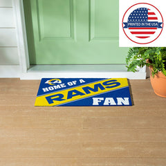 Los Angeles Rams, PVC Mat COLOR, Home of a Fan - NFL