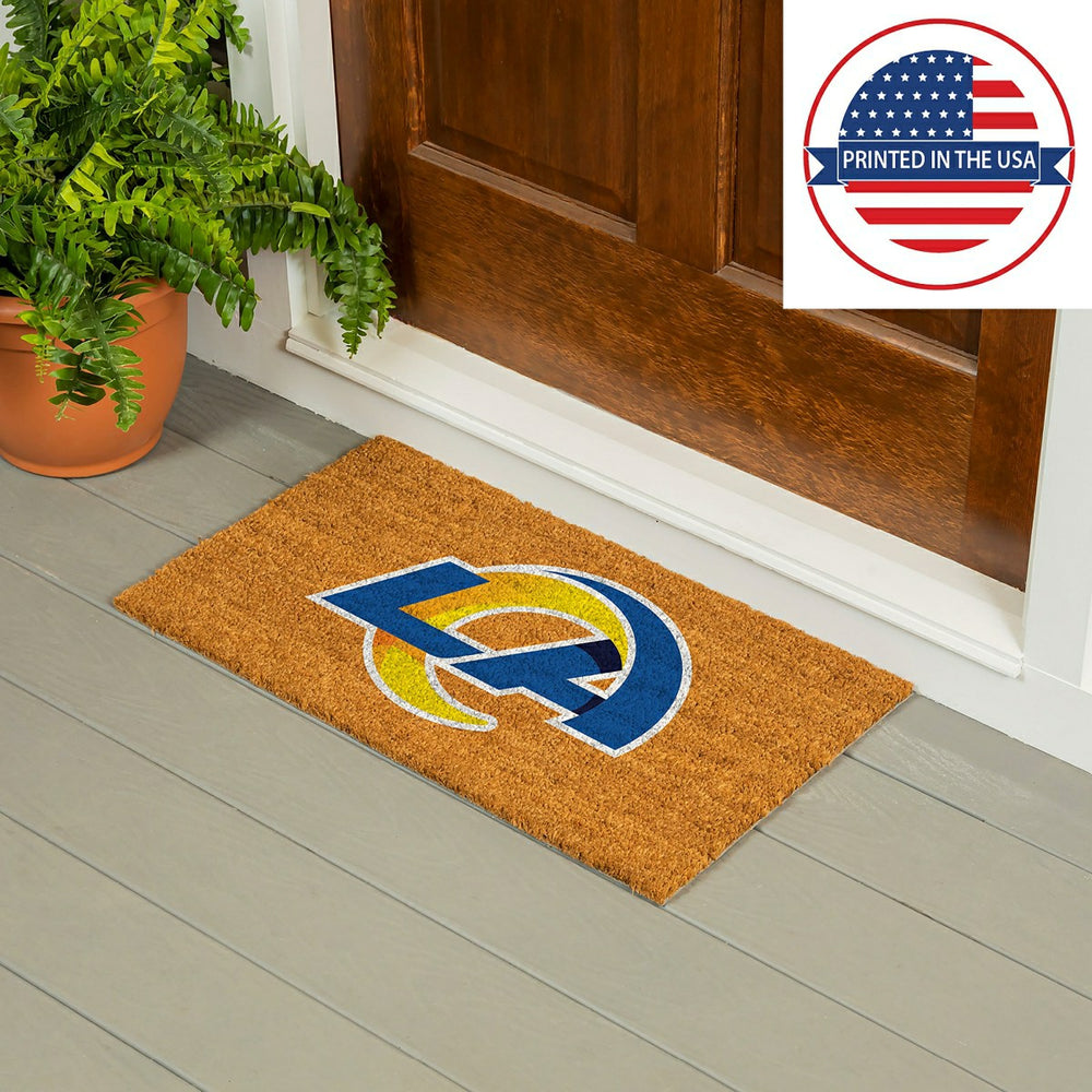 Coir Mat, 16"x28", Los Angeles Rams - NFL