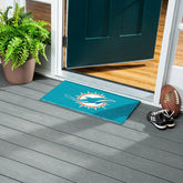 Full Color PVC Mat, 16" x 28", Miami Dolphins - NFL