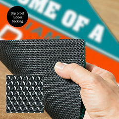 Miami Dolphins, PVC Mat COLOR, Home of a Fan - NFL
