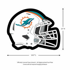 LED Wall Decor, Helmet, Miami Dolphins - NFL Home