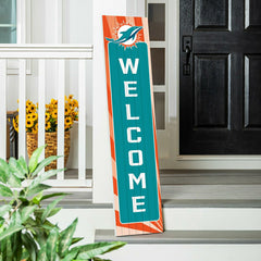 Miami Dolphins Summer Seasonal Single Sided Large Leaner, 46" - NFL Home