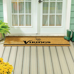 Minnesota Vikings Extra Large One Color Coir Mat, 60"x24" - NFL