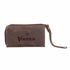 Wristlet Wallet, Brown, Minnesota Vikings - NFL Home