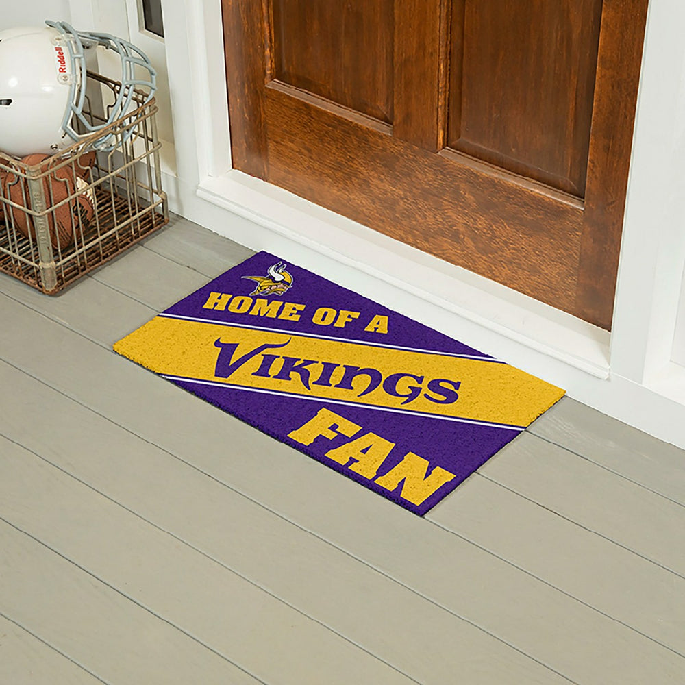 Minnesota Vikings, PVC Mat COLOR, Home of a Fan - NFL