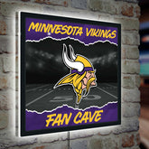 Minnesota Vikings 23"H x 23"L LED Wall Decor, Edgelite, Square - NFL Home