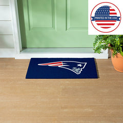 Full Color PVC Mat, 16" x 28", New England Patriots - NFL