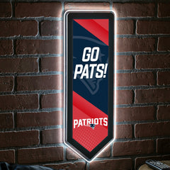LED Wall Decor, Pennant, New England Patriots - NFL Home