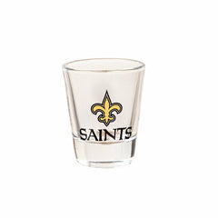 New Orleans Saints 4-Piece Ceramic and Glass 2oz. Shot Glass Set - NFL Home