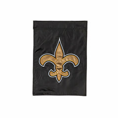 New Orleans Saints Applique Garden Flag - NFL Home