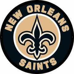 LED Wall Decor, Round, New Orleans Saints - NFL Home