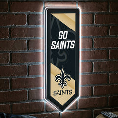 LED Wall Decor, Pennant, New Orleans Saints - NFL Home