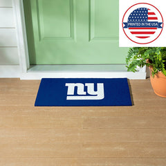 Full Color PVC Mat, 16" x 28", New York Giants - NFL