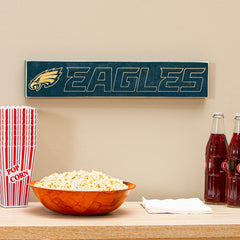 Philadelphia Eagles Engraved Wood Sign, 3.5" x 18" - NFL Home