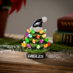4" Mini LED Tabletop Christmas Tree, Set of 2, Philadelphia Eagles - NFL Home