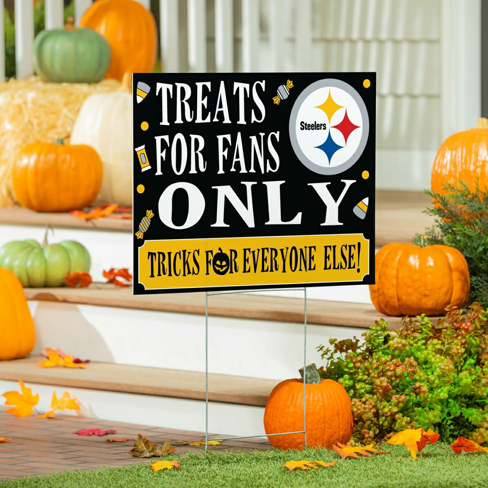 Pittsburgh Steelers Coroplast Yard Sign, Halloween Treats for Fans - NFL Home