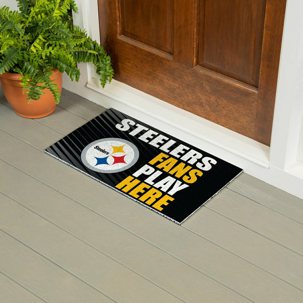 Pittsburgh Steelers Fan Mat, 28"x16" - NFL