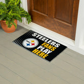 Pittsburgh Steelers Fan Mat, 28"x16" - NFL