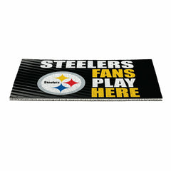 Pittsburgh Steelers Fan Mat, 28"x16" - NFL