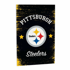 Pittsburgh Steelers Wood Wall Sign, 16x24 - NFL Home