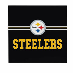 Pittsburgh Steelers Wood Wall Sign, 12x12 - NFL Home