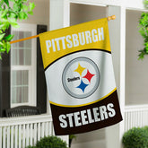 Pittsburgh Steelers Suede Flag, House - NFL