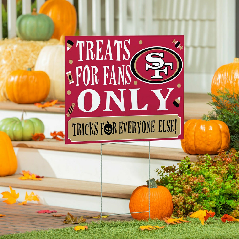 San Francisco 49ers Yard Sign, Halloween Treats for Fans - NFL Home