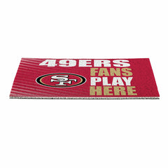 San Francisco 49ers Fan Mat, 28"x16" - NFL