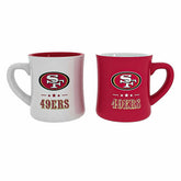 San Francisco 49ers 10oz Ceramic Cup Set, 2pc - NFL